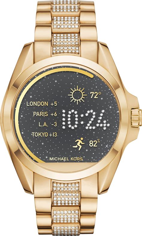 michael kors access bradshaw smartwatch 44.5mm stainless steel rose gold|Customer Reviews: Michael Kors Access Bradshaw Smartwatch .